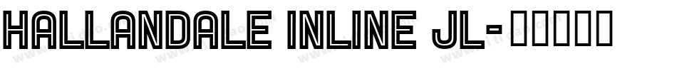 Hallandale Inline JL字体转换
